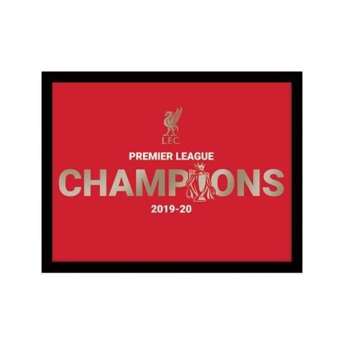 Liverpool celebrating championship win